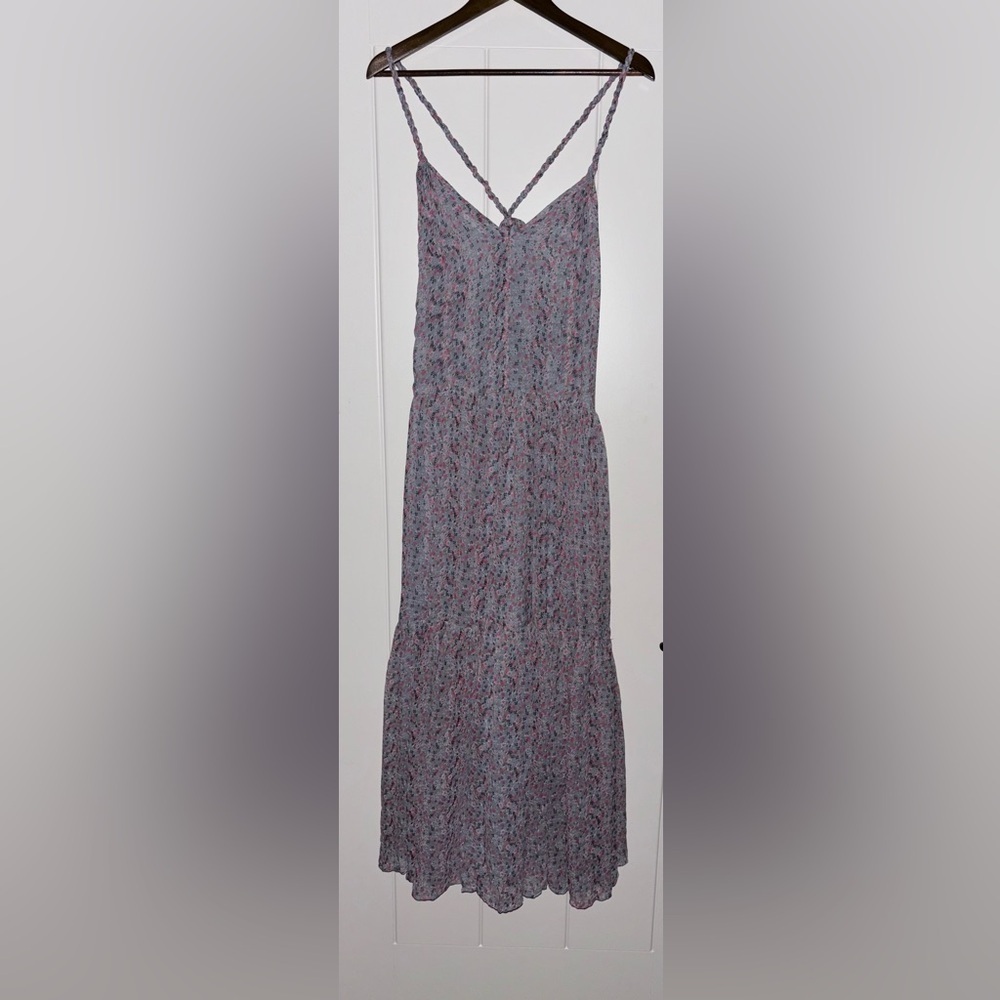 Astr The Label Eartha Floral Backless Twisted Straps Women Medium Maxi Dress